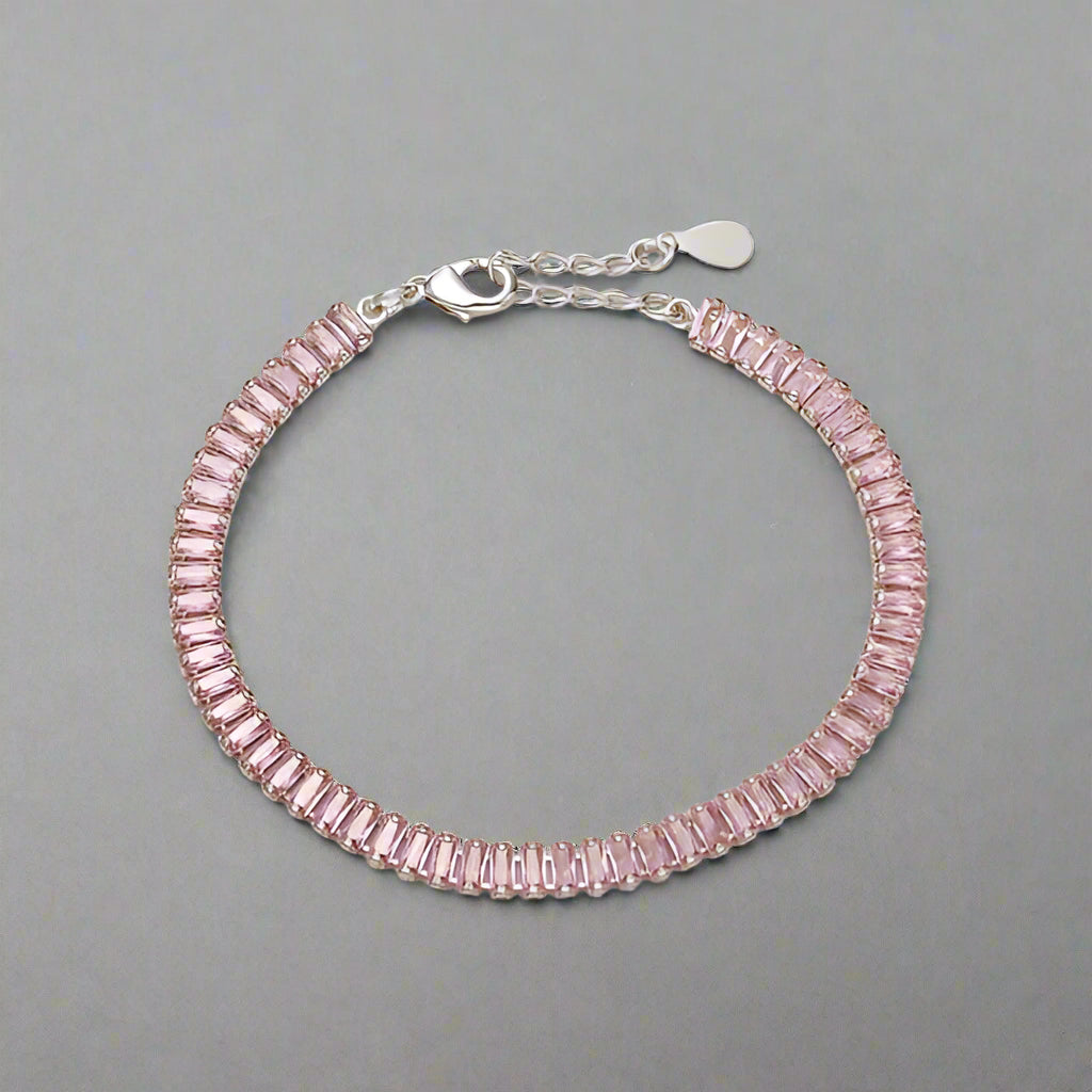 Baguette Stone Tennis Bracelet