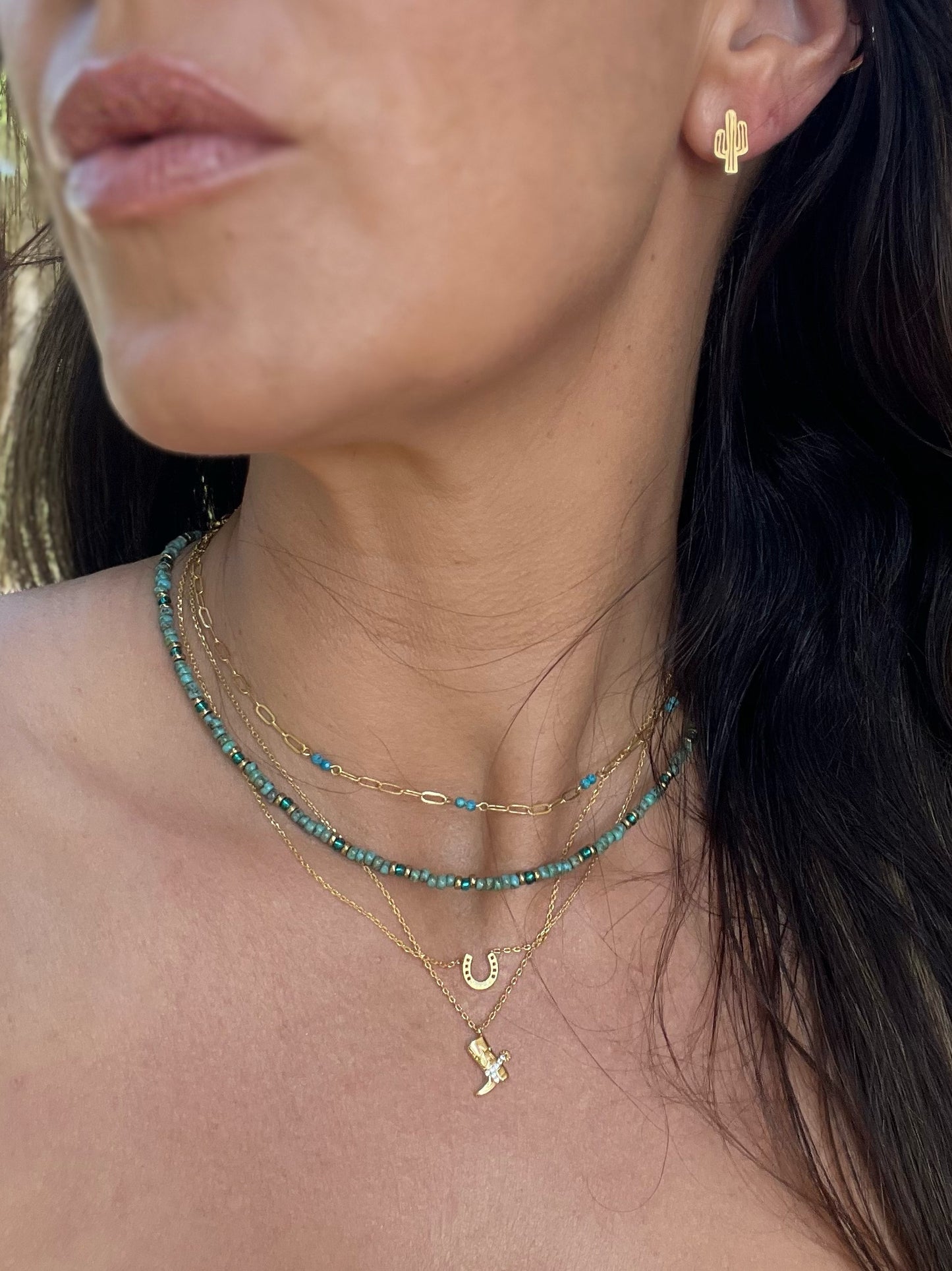 Lady Luck Horseshoe Necklace