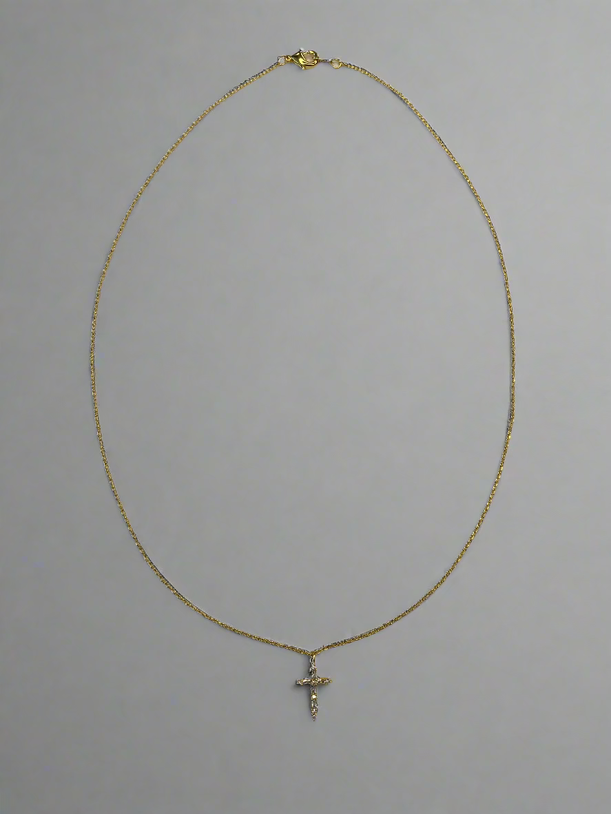Gold Cross Necklace
