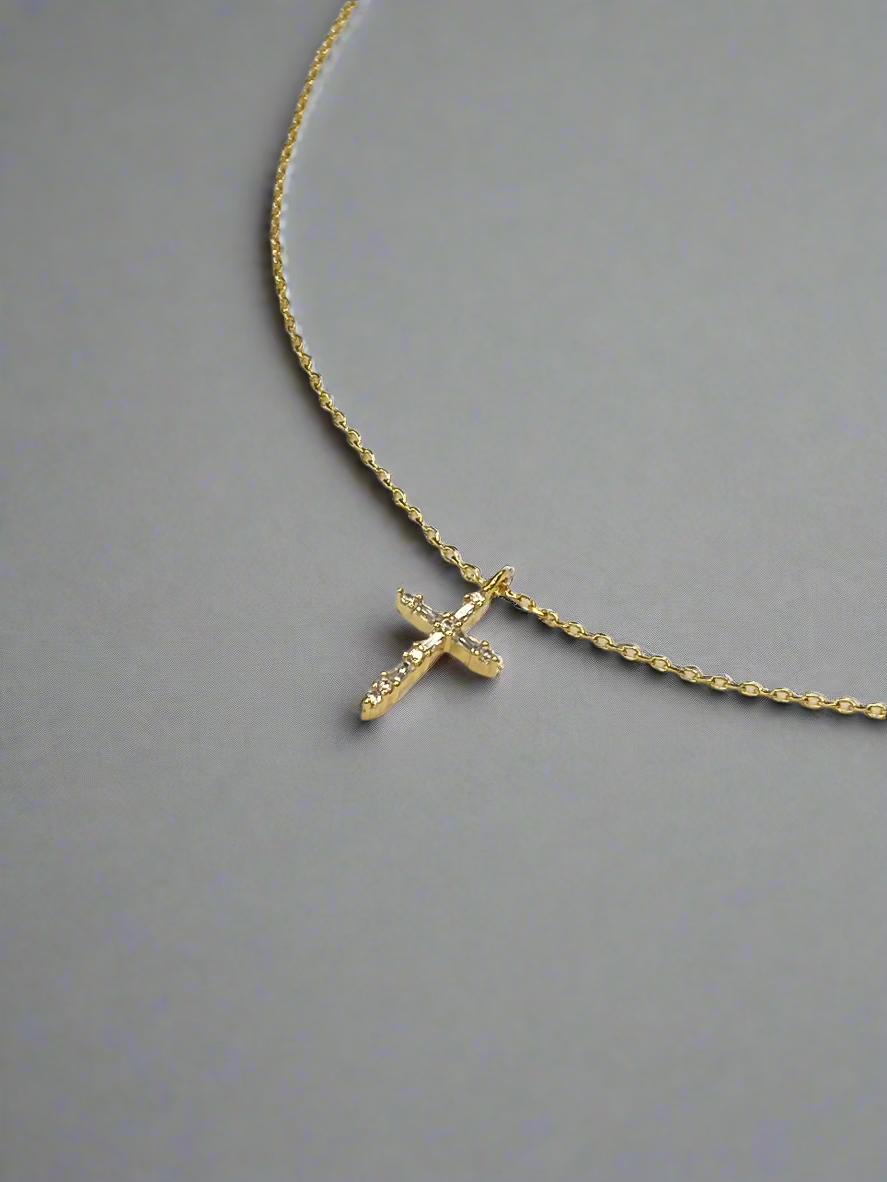 Gold Cross Necklace