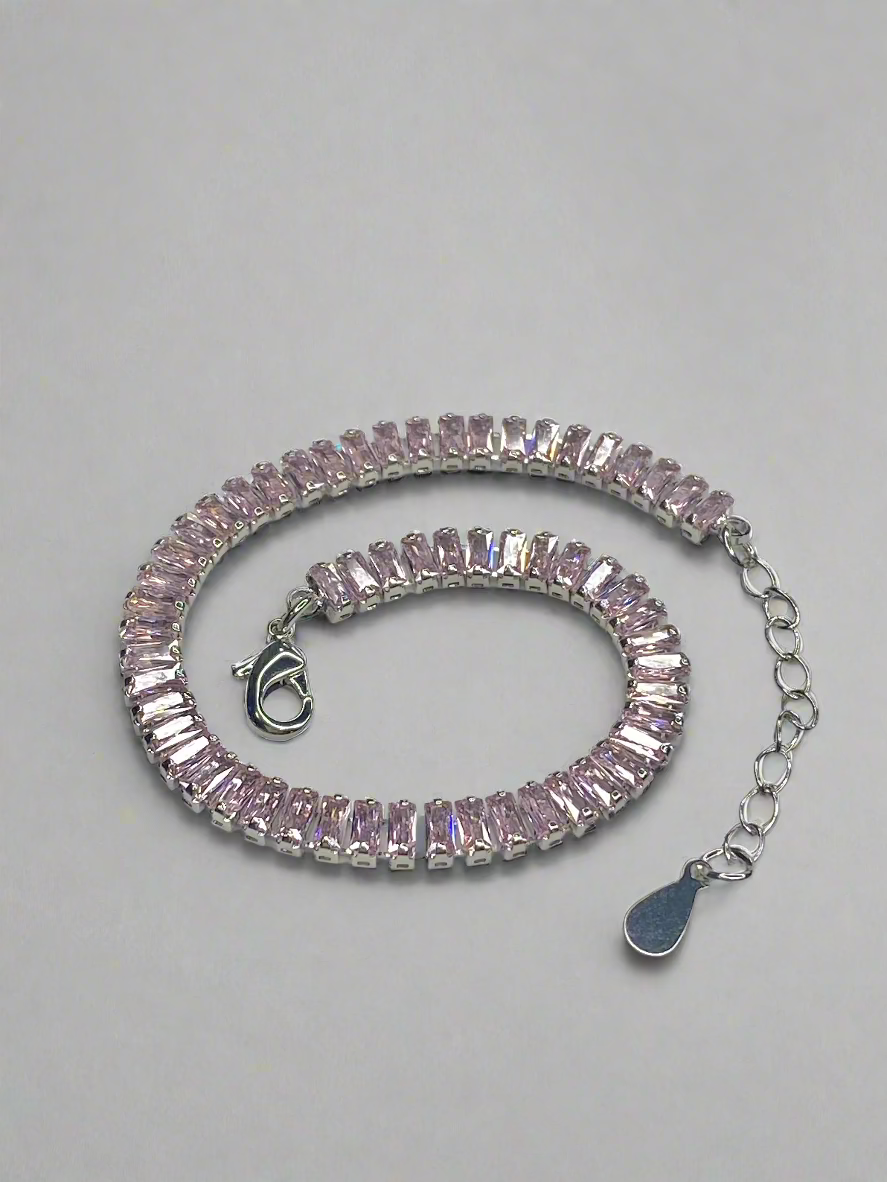 Baguette Stone Tennis Bracelet