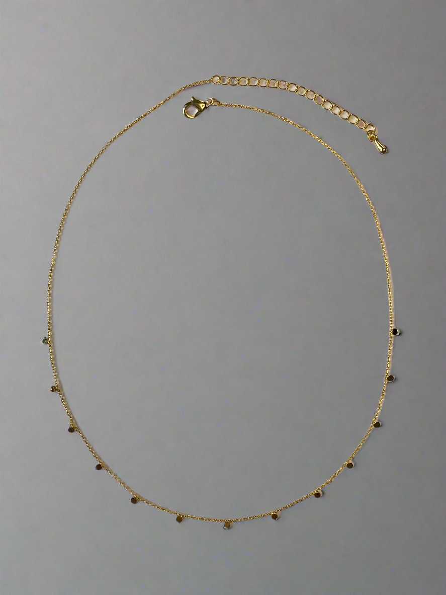Tiny Disk Necklace
