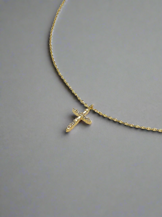 Gold Cross Necklace